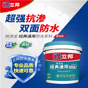 立邦 防水涂料衛(wèi)生間防水材料 廚房陽臺防水補漏王膠漿 快涂寶通用防水